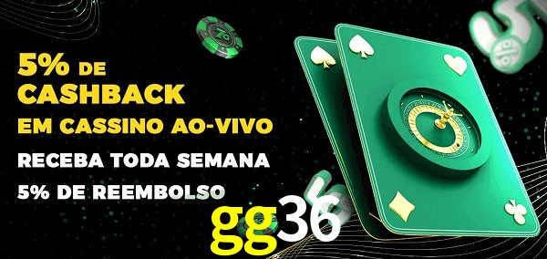 Promoções do cassino ao Vivo gg36
